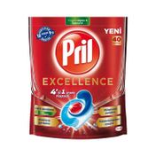 Pril Excellence 40'lı 4 ü 1 Arada Bulaşık Makinesi Deterjanı