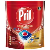 Pril Excellence 5'i 1 Arada 22 Kapsül Bulaşık Makinesi Deterjanı