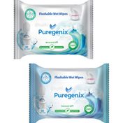 Puregenix 24 x 60'lı Flushable Islak Tuvalet Kağıdı