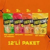Qavruq 12x100 gr Çıtır Kaplamalı Çekirdek İçi