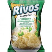 Rivos 56 gr Yoğurt Ve Mevsim Yeşillikleri Buğday Cipsi