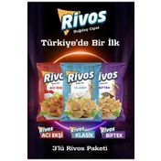 Rivos Efsane Lezzeti 3x56 gr Buğday Cipsi