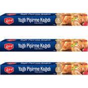 Roll Up 3 Adet 8 m 37 cm Yağlı Pişirme Kağıdı