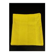 Royaleks 42x68 cm Sarı Dekoratif Cam Bezi