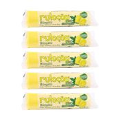 Ruloçöp 5x10'lu Limon Kokulu Büzgülü Orta Boy Çöp Torbası