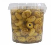 Sadıcım 600 gr Pet Kavanoz Yeşil Izgara Zeytin