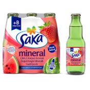 Saka Çilek Karpuz B+ Aromalı 200 ml Maden Suyu
