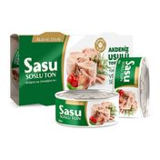 Sasu Akdeniz Usulü Ton Balığı 2x160 gr Bütün Dilim