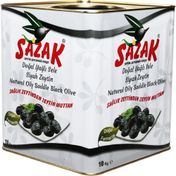 Sazak 10 kg 351-380 Kalibre Doğal Yağlı Sele Siyah Zeytin