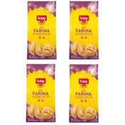 Schar 4x1 kg Mix Farina Glutensiz Makarna Erişte Mantı Unu