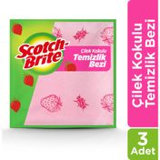 Scotch Brite 2058996 Çilek Kokulu 3'lü Temizlik Bezi
