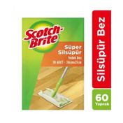 Scotch Brite 60 Adet Silsüpür Paspas Q600 Yedek Bez