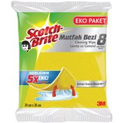Scotch Brite 8'li Sarı Temizlik Bezi