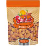 Simbat 150 gr Kavrulmuş Çiğ Badem İçi