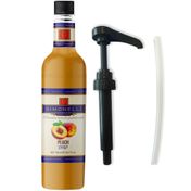 Simoenlli 700 ml Şeftali Kahve Şurubu + Pompa