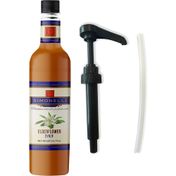 Simonelli 70 ml Mürver Çiçeği Aromalı Kahve Şurubu + Pompa