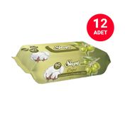 Sleepy 12x90 Adet Zeytinyağlı Islak Havlu