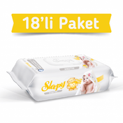Sleepy 18x90 Yaprak Sensitive Islak Havlu Mendil