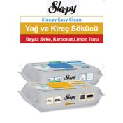 Sleepy 30'lu Kireç Sökücü + 30'lu Yağ Çözücü Yüzey Temizleme Havlusu