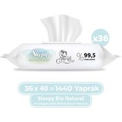 Sleepy 36x40'lı Bio Natural Islak Mendil