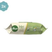 Sleepy 3x50'li Doğal Organik Pamuklu Islak Havlu