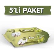 Sleepy 5x90'lı Zeytinyağlı Islak Havlu