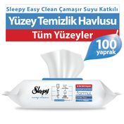Sleepy 6x100 Yaprak Easy Clean Çamaşır Suyu Katkılı Yüzey Temizlik Havlusu