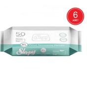 Sleepy 6x50'li Hasta Vücut Temizleme Islak Mendil
