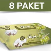 Sleepy 8x50'li Zeytinyağlı Islak Havlu
