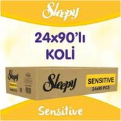 Sleepy 90x24'lü 2160 Yaprak Sensitive Islak Havlu Mendil