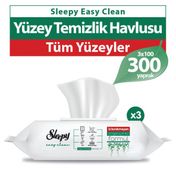Sleepy Easy Clean 3x100 Yaprak Yüzey Temizlik Havlusu