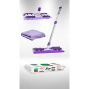 Sleepy Mop Aparatı + Easy Clean Mop Islak Havlu Uyumlu Mop Set