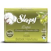 Sleepy Zeytinyağlı 3x50 Yaprak Islak Mendil