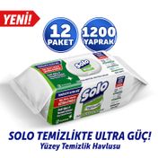 Solo 12'li Sedir Ağacı Yasemin Esintisi Yüzey Temizlik Havlusu