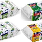 Solo 4x100 Yaprak Beyaz Sabun- Sedir- Okaliptus- Limon Yüzey Temizlik Havlusu