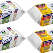 Solo 4x100 Yaprak Limon ve Portakal Tazeliği Yüzey Temizlik Havlusu