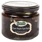 Sosero 300 gr Peynir Dolgulu Siyah Zeytin
