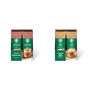 Starbucks 10x14 gr Cappuccino Premium Kahve Karışımı + 10x14 gr Caffe Latte Premium Kahve Karışımı