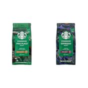 Starbucks 200 gr Pike Place + 200 gr Dark Espresso Roast Çekirdek Kahve