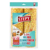 Stepy 2'li Rulo Renkli Temizlik Bezi