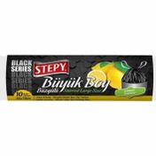 Stepy Limon Kokulu Büzgülü Büyük Boy 10 Adet Çöp Torbası