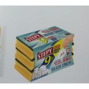 Stepy Oluklu Box Premium 9'lu Bulaşık Süngeri