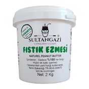 Sultangazi 2 kg Şekersiz Katkısız Fıstık Ezmesi