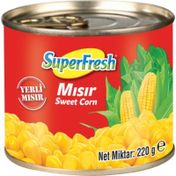 Superfresh 9x220 gr Haşlanmış Mısır Konservesi