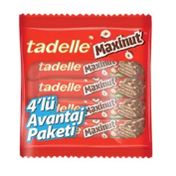 Tadelle 4'lü 30 gr Fındıklı Kaplamalı Gofret