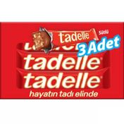 Tadelle Fındık Dolgulu 3'lü 30 gr Sütlü Çikolata Gofret