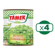 Tamek 4x830 gr Bezelye Konservesi