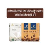 Tchibo 2x250 gr Gold Selection Filtre Kahve + 80'li Filtre Kahve Kağıdı