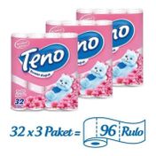 Teno 32'li 3 Paket 96 Rulo Pudra Kokulu Tuvalet Kağıdı