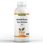Tito 1 lt Premium Şeftalili Buzlu Çay Aroması